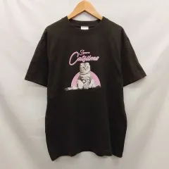 SQUARECATFILMS スクウェアキャットフィルムス PLAZA猫Tシャツ ブラック Ｍ □○のサムネイル