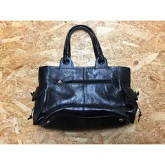【中古】[印象B] box21 ボックスニジュウイチ - レディース ハンドバッグ カバン かばん 底鋲付き ブラック 黒のサムネイル