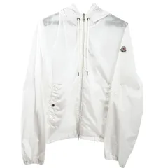 【中古】 MONCLER モンクレール GRIMPEURS JACKET ホワイト ナイロン ジップアップジャケットF10911A73700 サイズ2 ブルゾンメンズ 26006708 HOのサムネイル