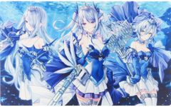 ミッドナイトブルー　原神　スリーブ　プレイマット　コロンビーナ　サンドローネ ミッドナイトブルー 原神 スリーブ プレイマット コロンビーナ 【公式