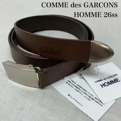 コムデギャルソンオム 26ss Cow Hide Steer Oil Smooth Belt カウハイド ステア オイル スムース レザー ベルト HQ-K301-051 メンズ FREE ISItems【USED】【古着】【中古】50157121のサムネイル