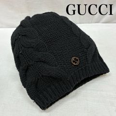 GUCCI ニット帽 ビーニー ブラック 新品 - メルカリ