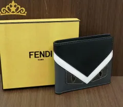 FENDI バズグモンスター コンパクトウォレット メンズ フェンデイ 二つ折り財布