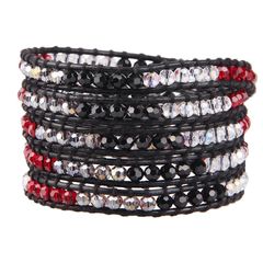 希少】チャンルー×ブラッディマリー 5ラップ レザー ブレスレット KAI