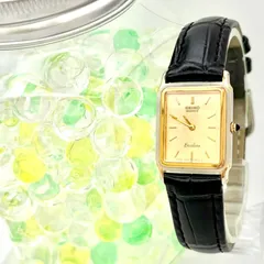 【新品電池】SEIKO セイコー Exceline エクセリーヌ レディース 腕時計 レクタンギュラー 薄型 7320-6020 480398 新品ベルト