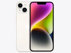【中古】Bランク【やや傷や汚れあり】 SIMフリー iphone14 128GB スターライト 利用制限-(白ロム) 送料無料