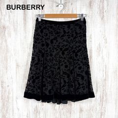 BURBERRY LONDON シルク フレアスカート イタリア製 - メルカリ