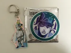 まとめ売り) ジョジョの奇妙な冒険 空条 承太郎 アクリルキーホルダー ピンバッジ