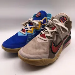 【中古】NIKE LEBRON XVⅢ LOW Space Jam サイズ28.5cm CV7562-401 ナイキ レブロン ブルー/ブラウン[17]