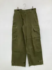 soerte ソエルテ カーゴパンツ 2 カーキ フルレングス コットン 無地 ワイド・ルーズ ストレート レギュラー