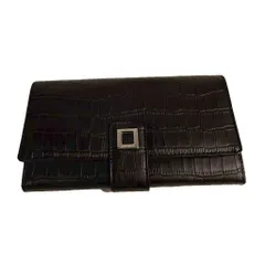 ピエールカルダン Pierre Cardin 長財布 レディース クロコ型押し 黒 ブラック ■GY99のサムネイル