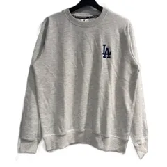 美品 MLB トレーナー スウェット LA ドジャース ロゴ L 白 ホワイト ■GY99