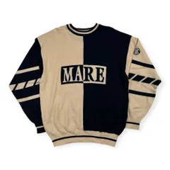 SINA COVA シナコバ MARE柄入り ニット セーター /C-OS586/SAMPLE品/クリーム×ネイビー/メンズのサムネイル