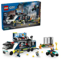 レゴ(LEGO) シティ ポリストラック犯罪ラボ おもちゃ 玩具 誕生日 プレゼント ブロック 男の子 女の子 子供 7歳 8歳 9歳 小学生 パトカー 警察 乗り物 車 ミニカー 60418 [ポリストラック犯罪ラボ]