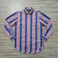 100) ポロラルフローレン ストライプ 長袖 シャツ