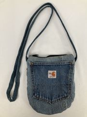 Carhartt デニム ショルダーバッグ ミニバッグ 古着 y2k - メルカリ