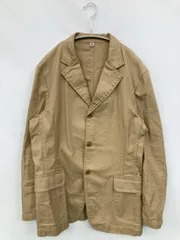 UNIQLO ユニクロ テーラードジャケット M ベージュ 無地 ミドル丈 フードなし シングル