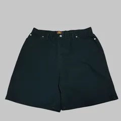 90s  USA製  フェイデッドグローリー  FADED GLORY  デニムショーツ  バギージョーツ  コットン ブラック Sサイズのサムネイル