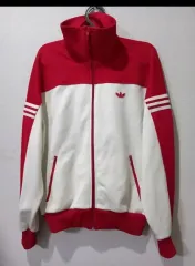 アディダス レア 西ドイツ製 紅白 トラックジャージ ジップアップジャージ