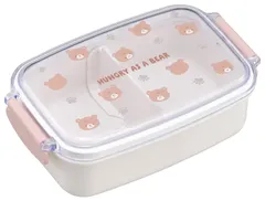 OSK 弁当箱 抗菌 500ml 仕切付き ランチボックス くま 日本製 KU25 PL-1Rのサムネイル