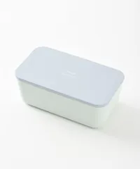 BRUNO 山中塗 バイカラー ランチボックス お弁当箱 1段 食洗機 電子レンジ ブルー サイズなし RBHK012-BL