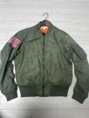ポロ ラルフ ローレン デニム アンド サプライ MA-1ジャケット ブルゾン カーキ