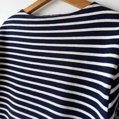 セントジェームス ウェッソン バスクシャツ ボーダー SAINT JAMES ouessant navy / ecru T6のサムネイル