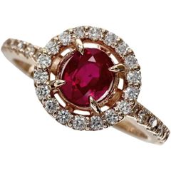 QVC 笠原真寿美 K18WG ルビー 1.0ct サファイア ダイヤリング - メルカリ