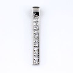 新品同様Pt.900アンブローズダイヤモンドペンダントトップ - メルカリ