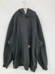 Carhartt カーハート パーカー 3XL ブラック コットン 裏起毛 無地 ワンポイント ブランドロゴ 長袖