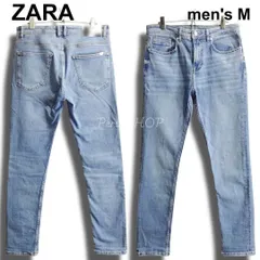 ZARA　ザラ　ハイライズ スリムスキニー デニムパンツ　W31（約80cm）　ストレッチ　ライトブルー　トルコ製　ジーンズ　メンズ