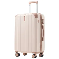 「数量限定セール」 スーツケース 全新品 キャリーバッグ キャリーケース Lサイズ 大型 超軽量 ファスナー式 TSAロック搭載 フック機能付き 360度回転 旅行 おしゃれ 人気色 1年保証付きのサムネイル
