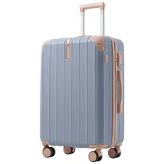 「新入荷」全新品 スーツケース キャリーバッグ キャリーケース Lサイズ 大型 超軽量 ファスナー式 TSAロック搭載 フック機能付き 360度回転 旅行 おしゃれ 人気色 1年保証付き