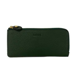 BARCOS(バルコス) 長財布 GLウォレット,チルコロL BTV336GX ダークグリーン L字ファスナー レザー