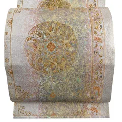 袋帯 名品 佐波理 鏡裏文 花唐草 金糸 箔 金色 六通 正絹 【中古】のサムネイル