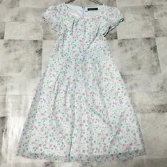 美品】M'S GRACY エムズグレイシー 花柄 フレンチスリーブ ロング