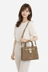 🎀MICHAEL KORS OUTLET HAMILTON サッチェル スモール　 #35S6GHMS1Y220　キャメル