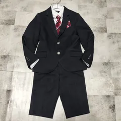 【極美品】EAST BOY 5点セット 男の子 フォーマル 120cm ダークネイビー 紺色 ジャケット パンツ 長袖ストライプシャツ ネクタイ スカーフ 銀ボタン 入学 卒業 発表会 イベントのサムネイル