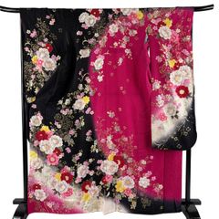 振袖 刺繍 金駒 金彩 紋意匠 牡丹 身丈165cm HKT026 - メルカリ