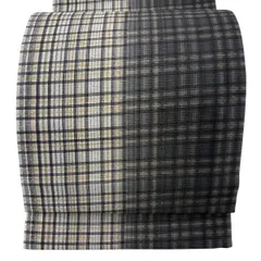 【美品】 袋帯 名品 格子 墨色 全通 正絹 【中古】
