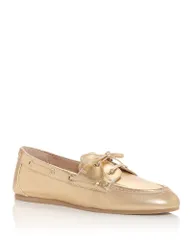 スチュアート ワイツマン レディース シューズ スリッポン・ローファー Stuart Weitzman Womens Tinsley Moccasin Boat Shoe Loafers Goldenのサムネイル