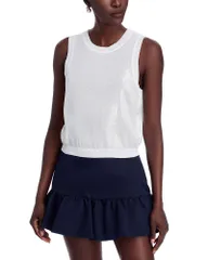 ミリー レディース トップス タンクトップ スパンコール MILLY Sequin Tank Top Ecru エクリュのサムネイル