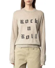 ザディグ エ ヴォルテール レディース アウター ニット・セーター グラフィック Zadig Voltaire Ivy Rock N Roll Graphicashmere Sweater Geoloのサムネイル