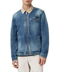 オールセインツ メンズ アウター ジャケット・ブルゾン デニム ALLSAINTS Rothwell Denim Jacket Washed Indigo インディゴのサムネイル