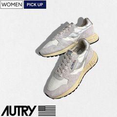 [정가 36,300엔(부가세 포함)]AUTRY-오토리- 러닝 슈즈를 업그레이드한 러그스포로 품위있는 1 다리!두꺼운 EVA 소재의 깔창으로 쾌적한 신었을 때의 감촉 메쉬＆스웨이드 레더 콤비스니카[REELWIND-릴 와인드-] 성조기 신발 레이디