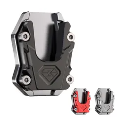 ROOOCYY バイク サイドスタンド プレート 拡大 カバー 汎用 ブラケット PCX125 PCX150 PCX160 ADV150 ブラック [ブラック]のサムネイル