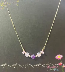 アメジスト　　デザインネックレス