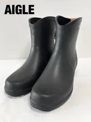 AIGLE　エーグル　ラバーブーツ　レインブーツ　～22.0cm　35　ブラック　くつ　お出掛け　送料込み　6464243