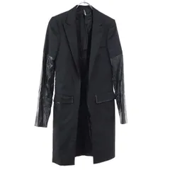 Dior HOMME ディオールオム 2004SS Petit コーティングスリーブ ロングジャケットコート 4EH1030201 ブラック 38のサムネイル