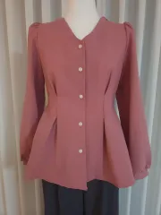 レディース ピンタック ブラウス